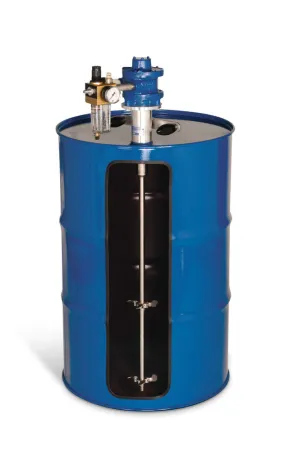 Agitador neumático FRP 3000 para bidones cerrados con boca de 2, 3000 rpm, con certificado ATEX
