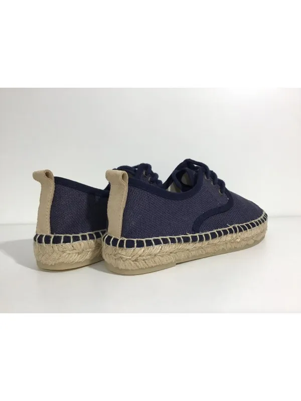 Alpargata tejido cordones
