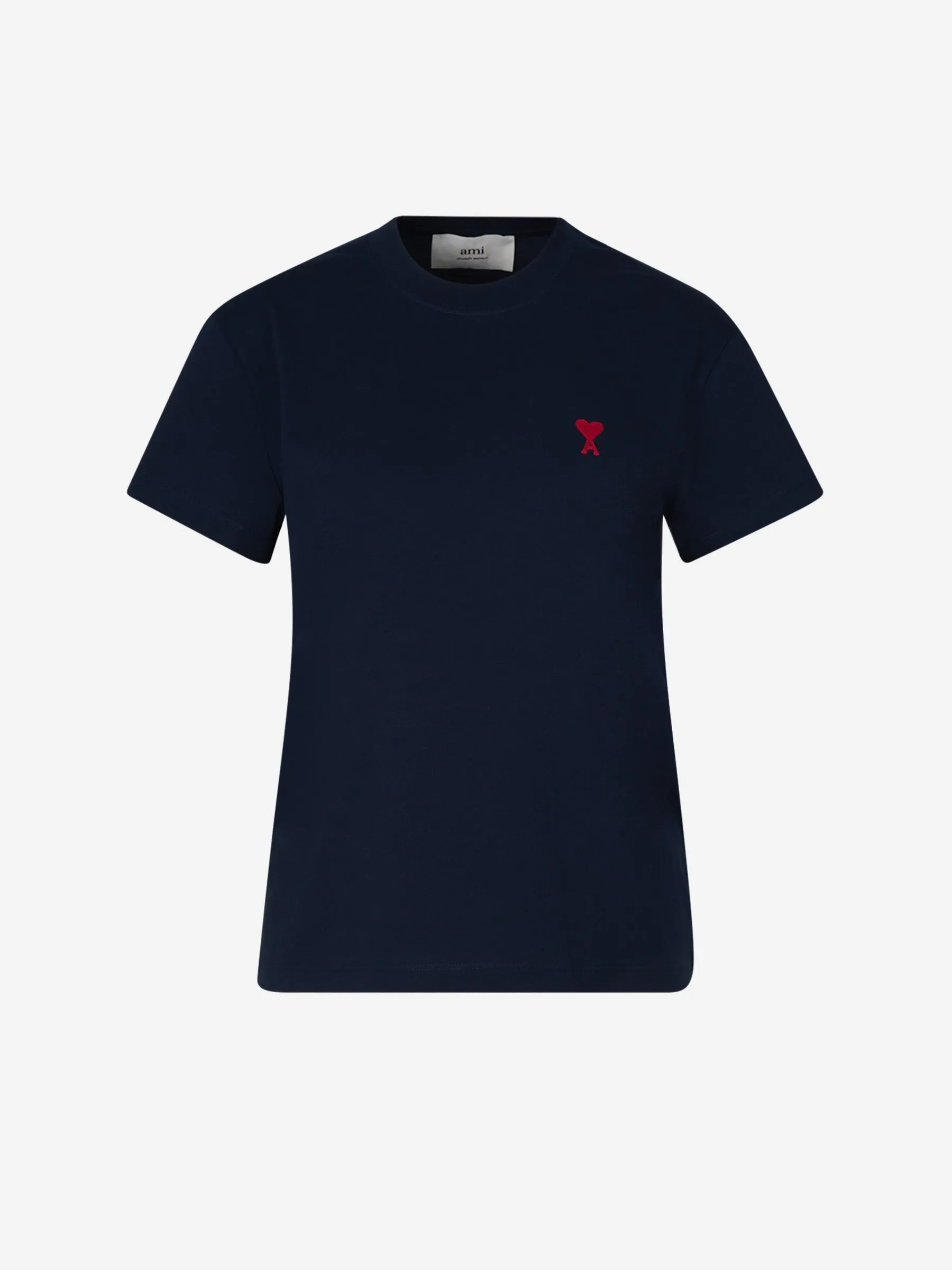 Ami Paris Camiseta Logo Algodón