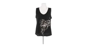 BALMAIN  Tops T.FR 36 Algodón Negro 