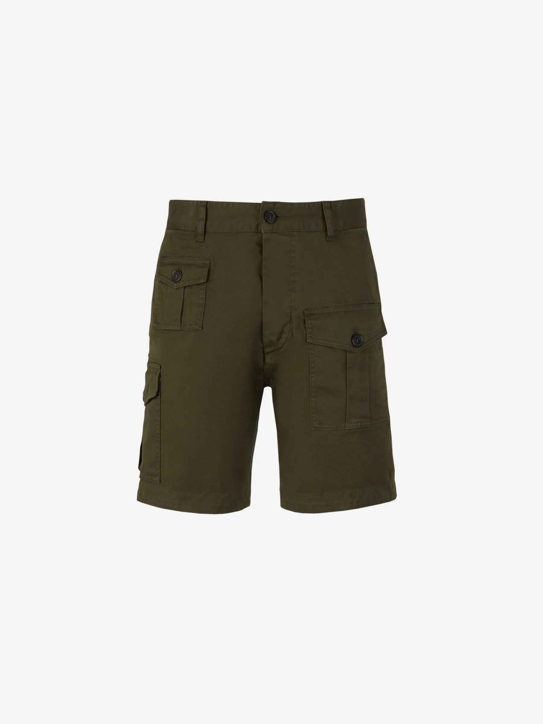 Bermudas Algodón Bolsillos
