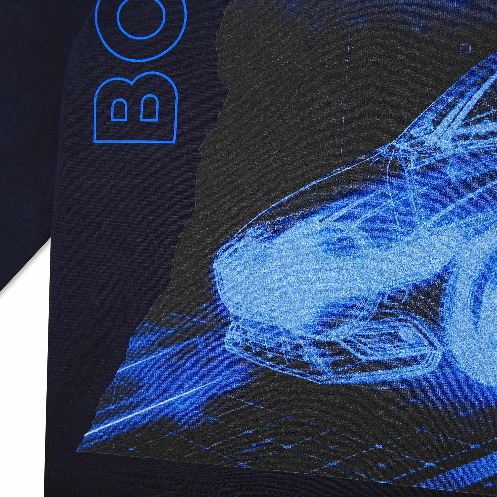 BOSS Camiseta de algodón con coche