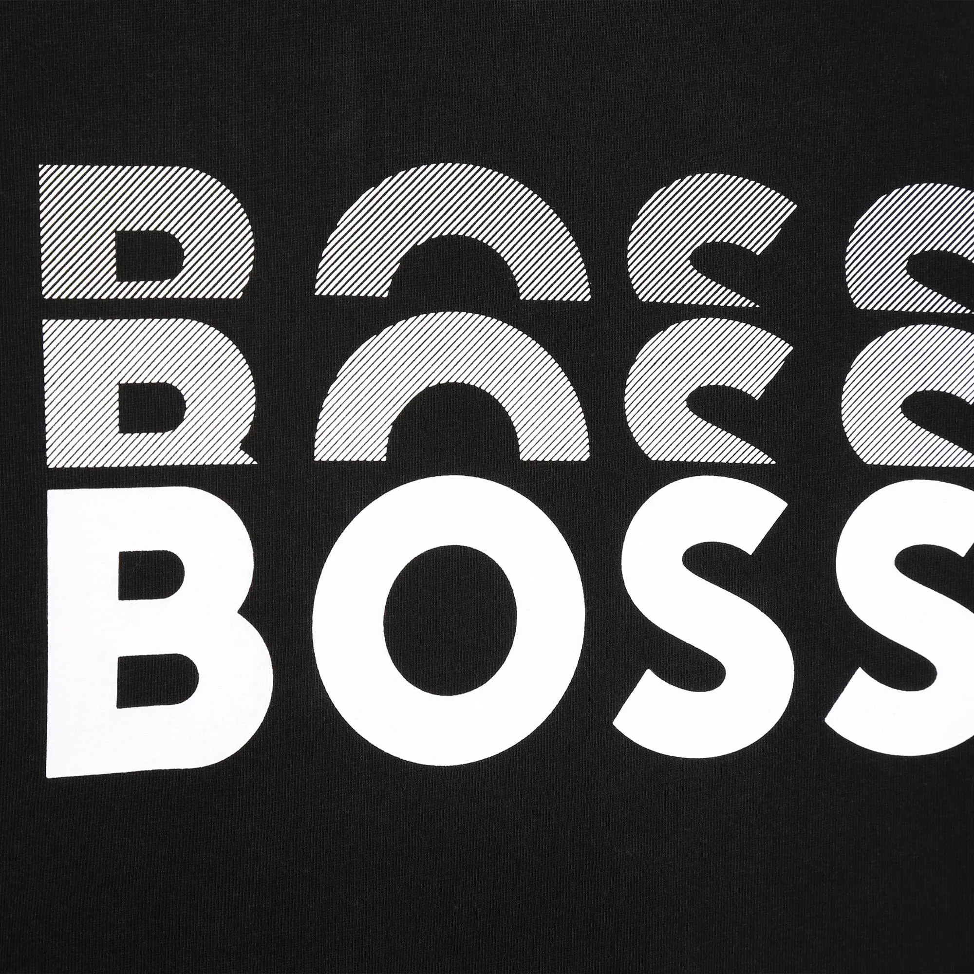BOSS Camiseta de algodón estampada