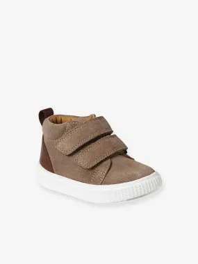 Botines de piel con tira autoadherente, para bebé niño