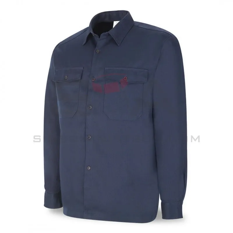 Camisa ignífuga y antiestática azul marino ALGODÓN - MARCA 988-CAIA/N