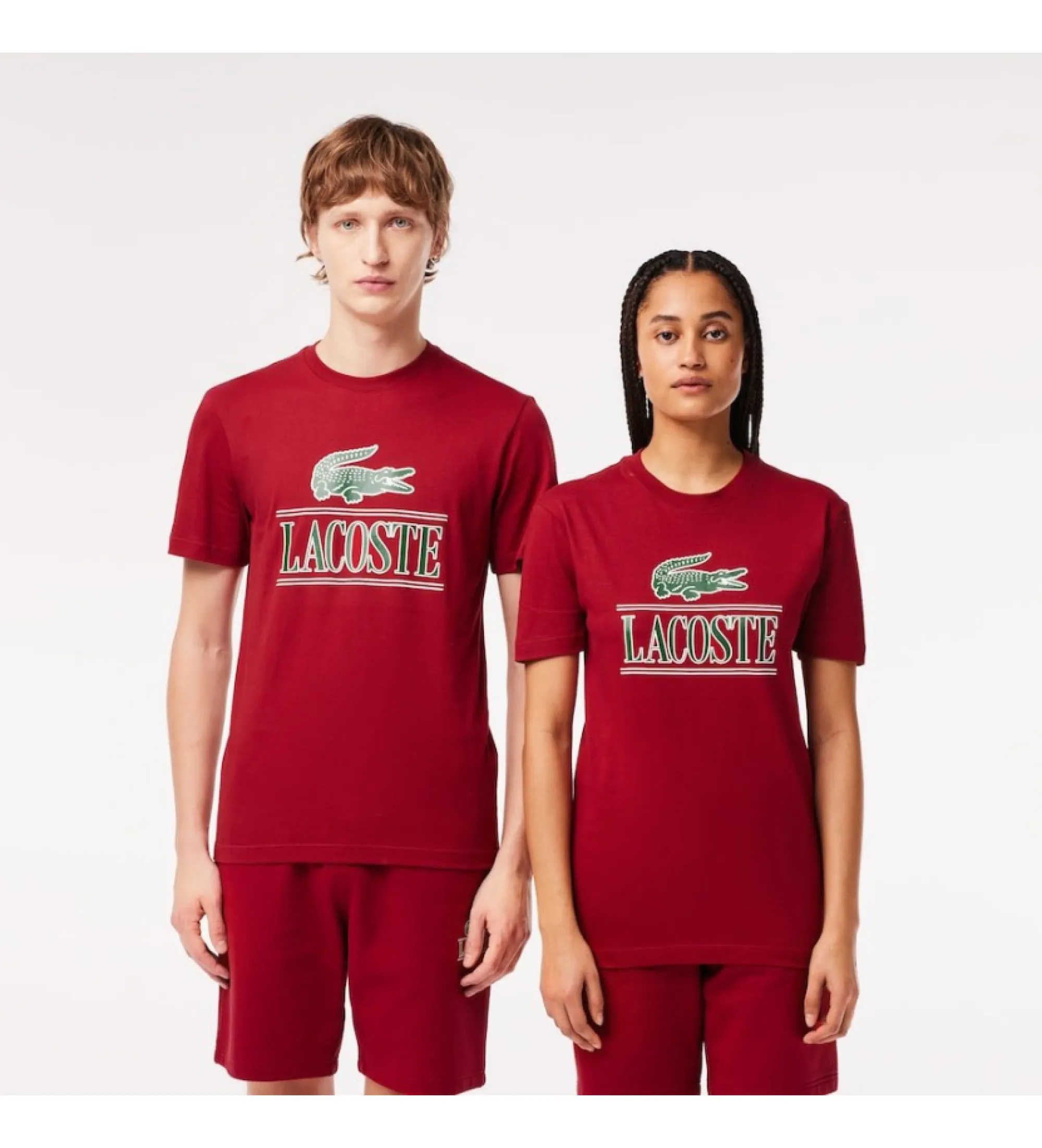 Camiseta Algodón Grueso   rojo
