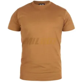 Camiseta algodón MILTEC US Style coyote