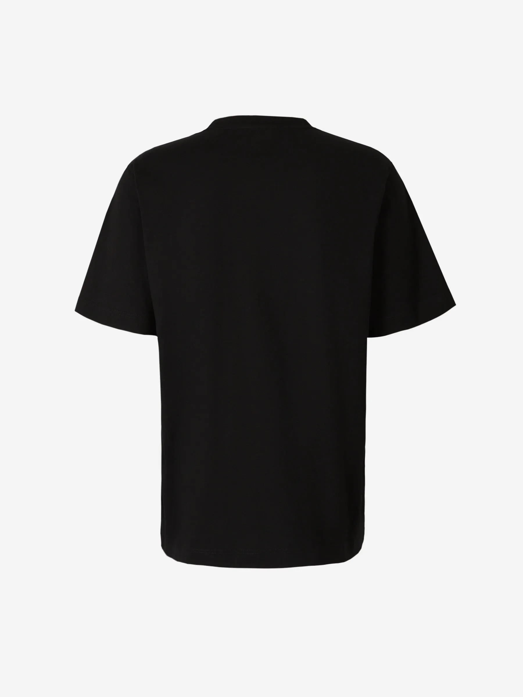 Camiseta Logo Strass Algodón