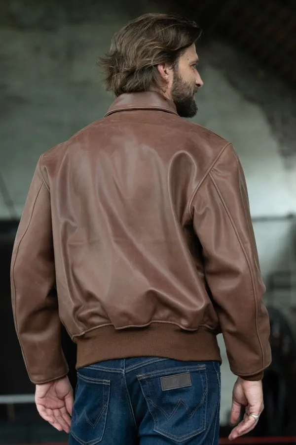 Chaqueta Hombre Cooper Original Russet Antique Cowhide A-2