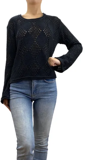 CHER Sweater Negro Tejido