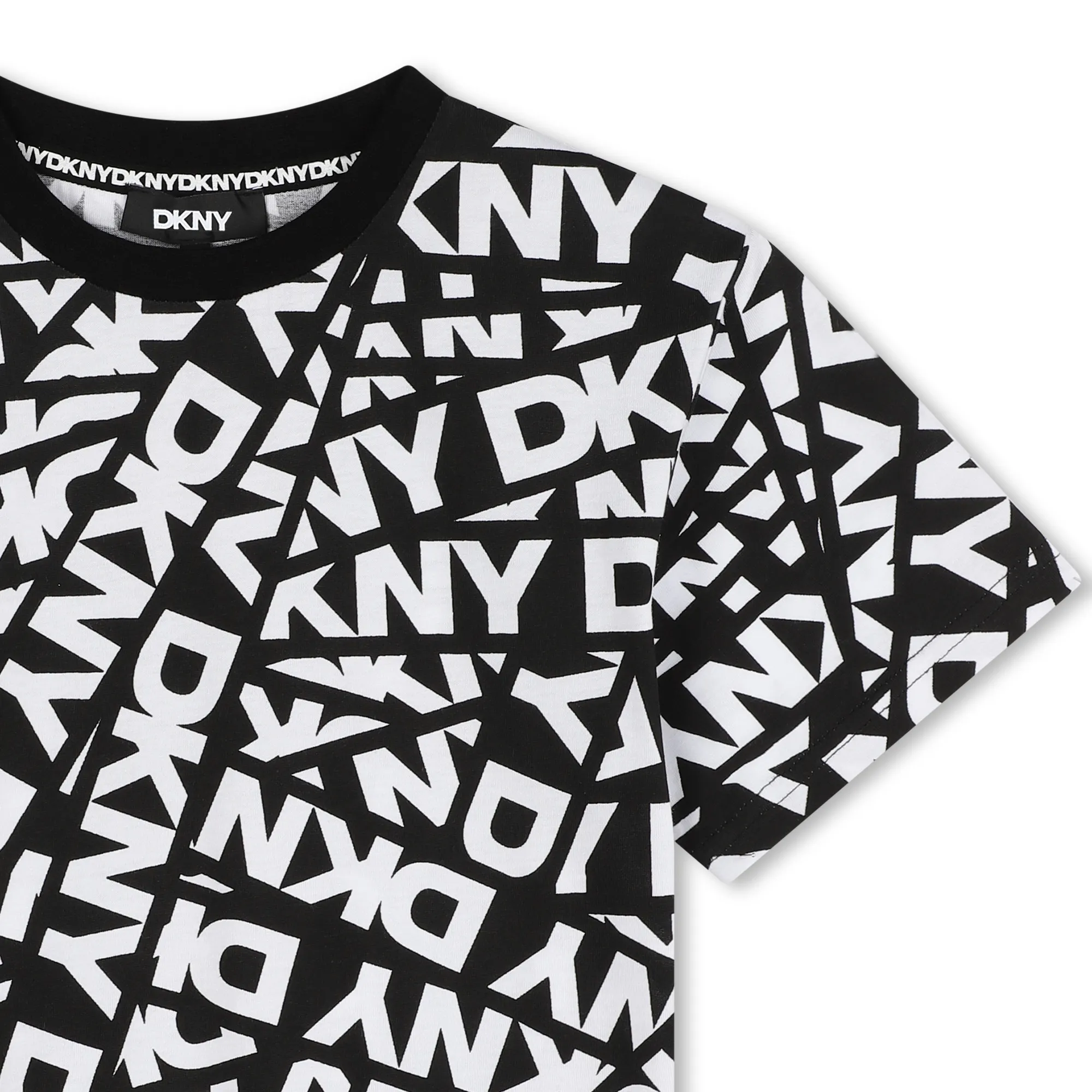 DKNY Camiseta de algodón estampada