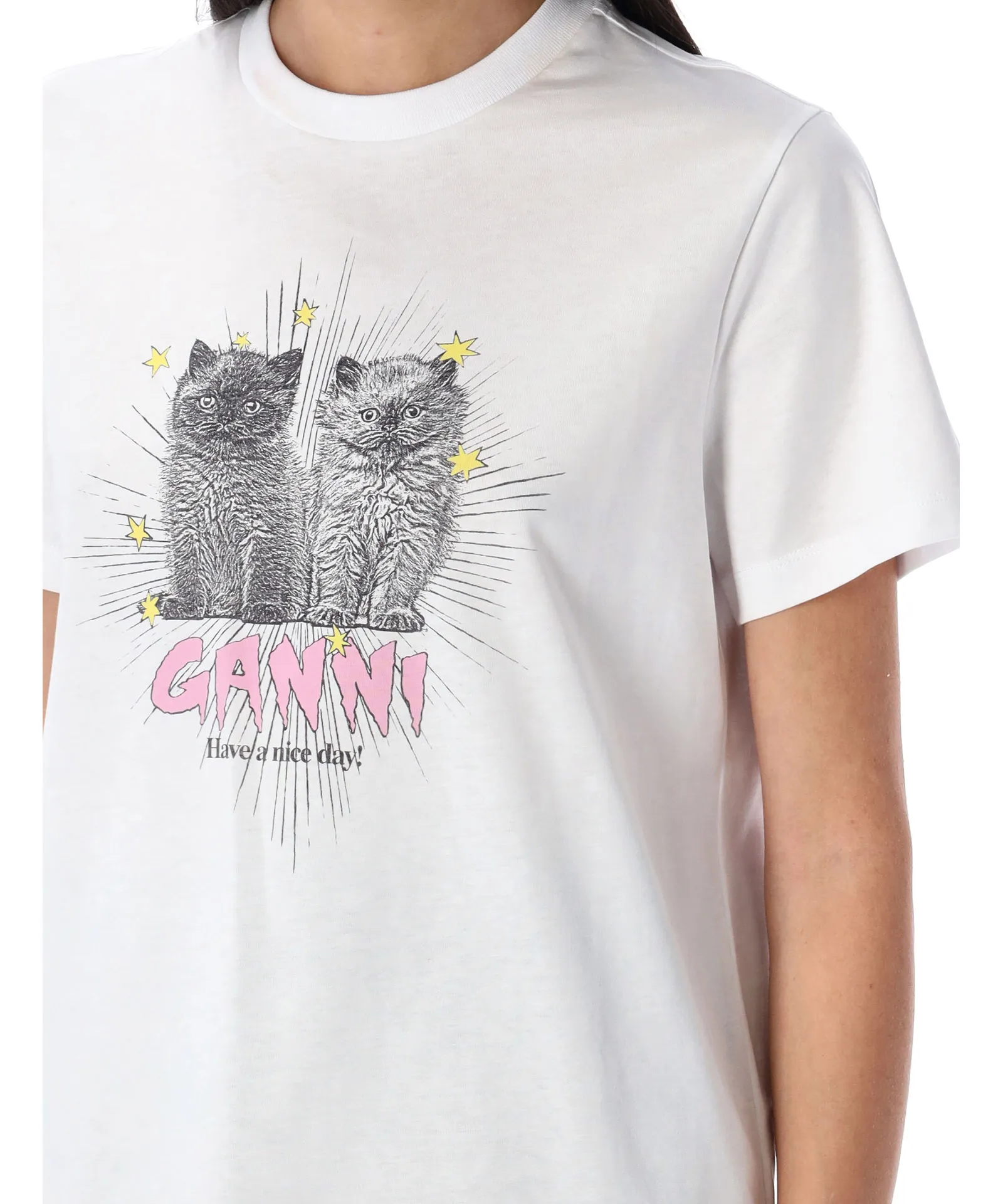 GANNI Camiseta