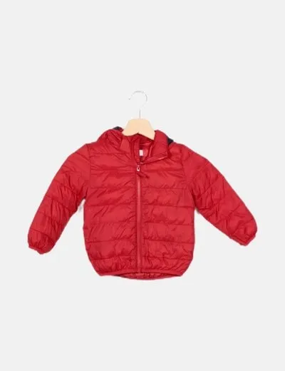 H&M Chaqueta roja acolchada