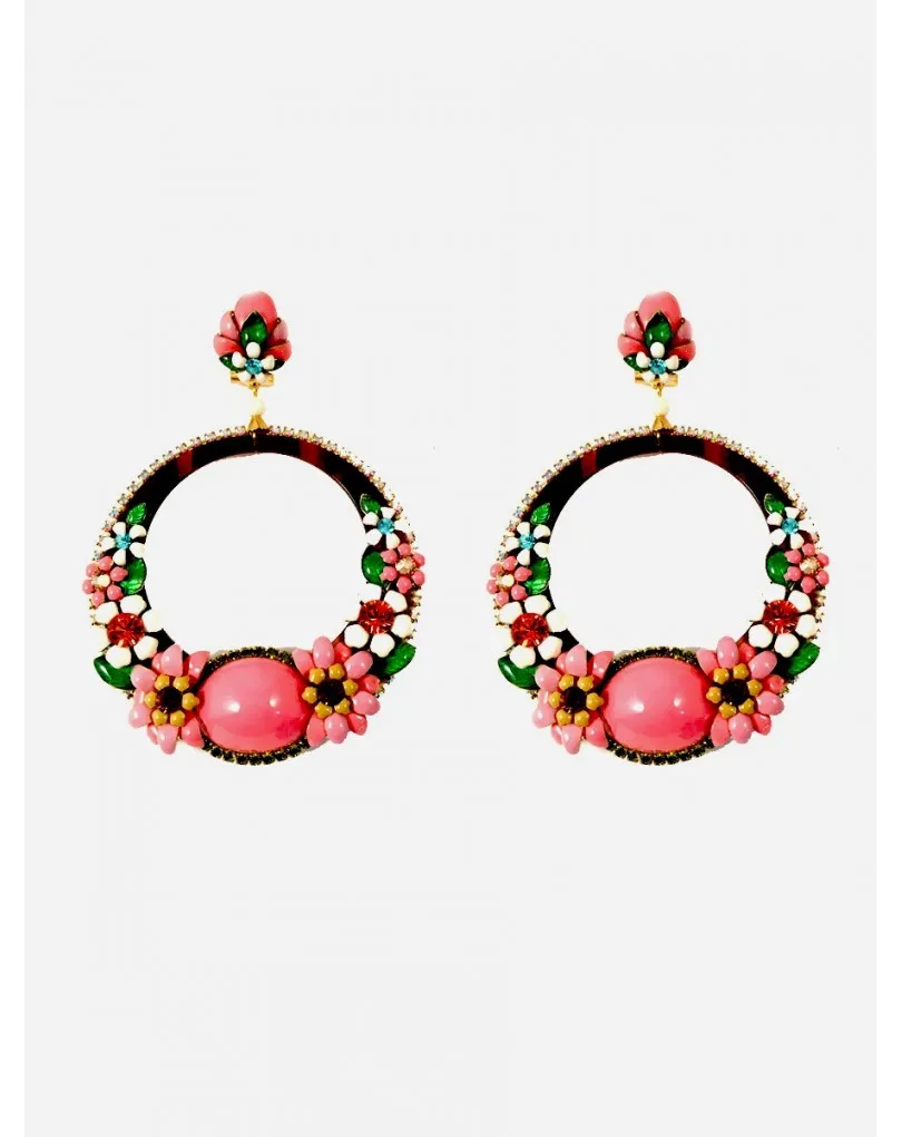 PENDIENTES LARGOS DE FLAMENCA - JOYAS DE BISUTERIA