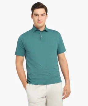 Polo verde de algodón