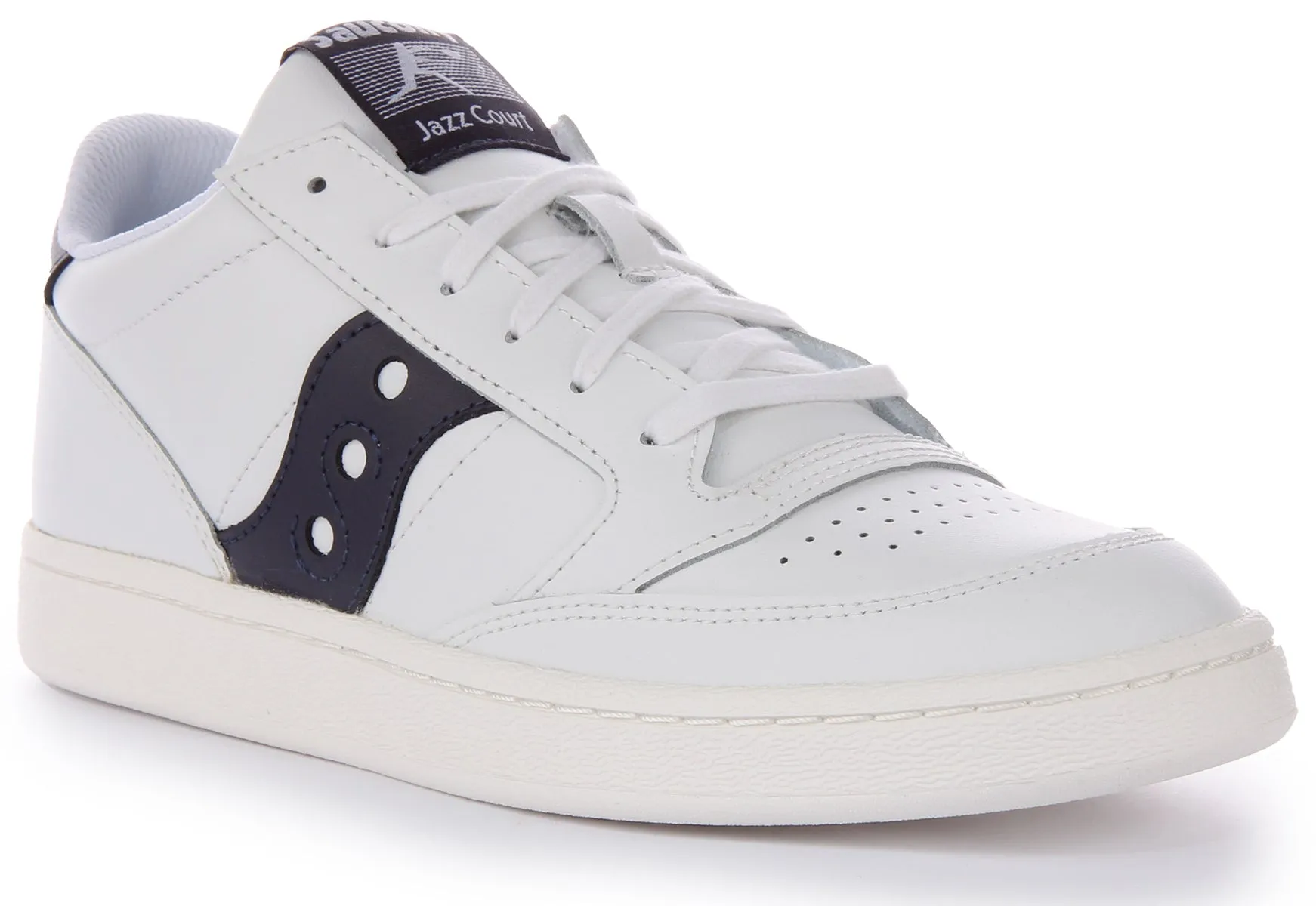 Saucony Jazz Court Zapatillas casual de piel con cordones para en blanco verde