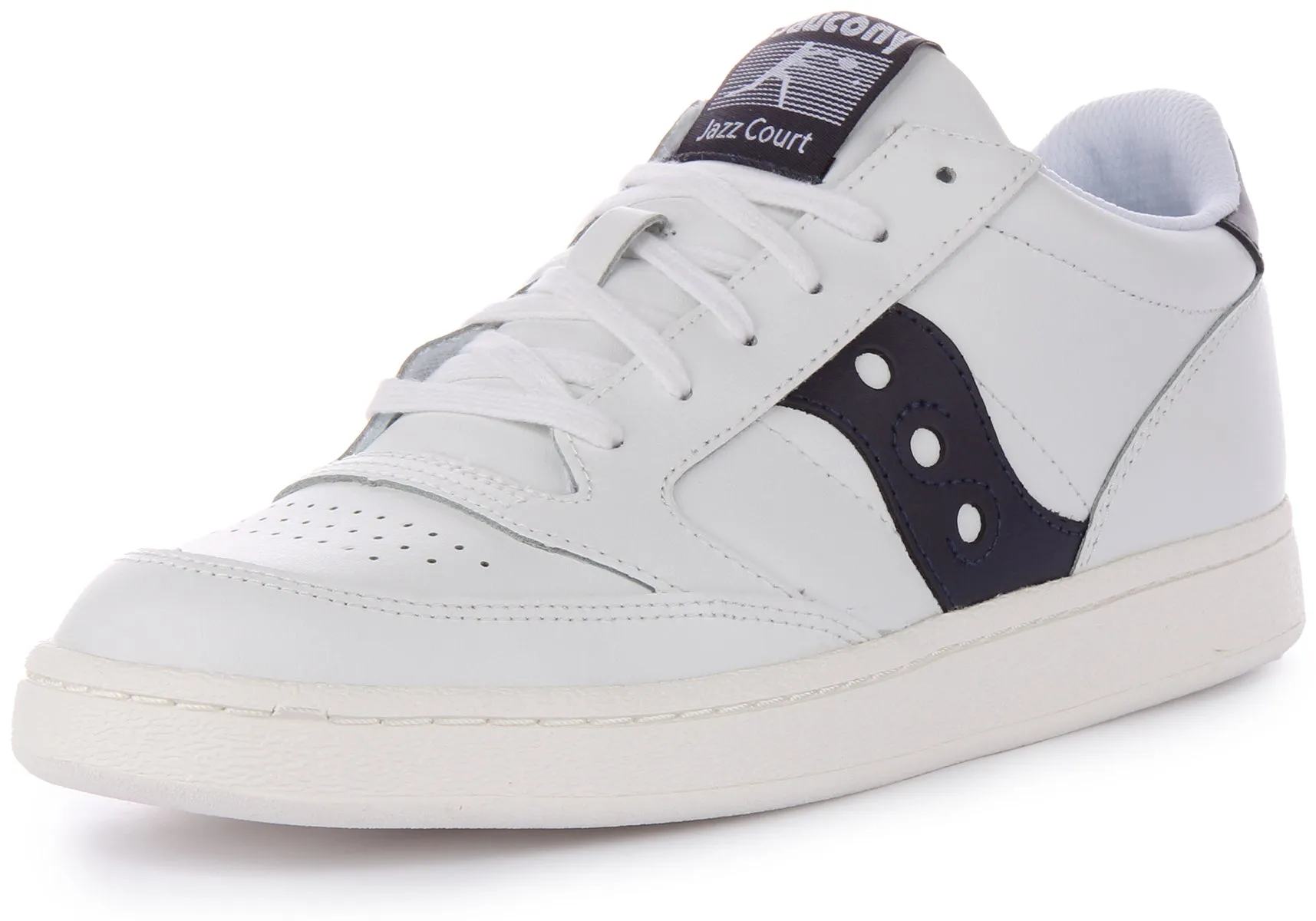 Saucony Jazz Court Zapatillas casual de piel con cordones para en blanco verde