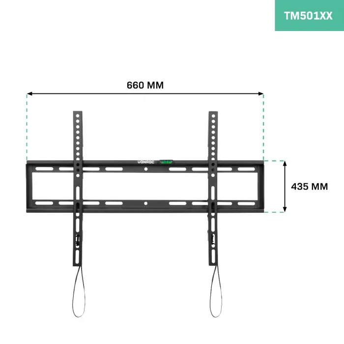 Soporte de pared para TV de 37 a 85 Pulgadas - Universal | Incl. material de montaje