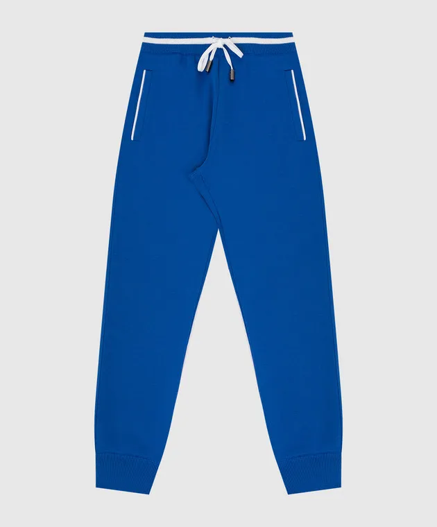 Stefano Ricci Baby blue joggers