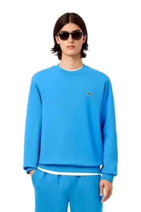 Sudadera lacoste turquesa crewneck basic sweatshirt