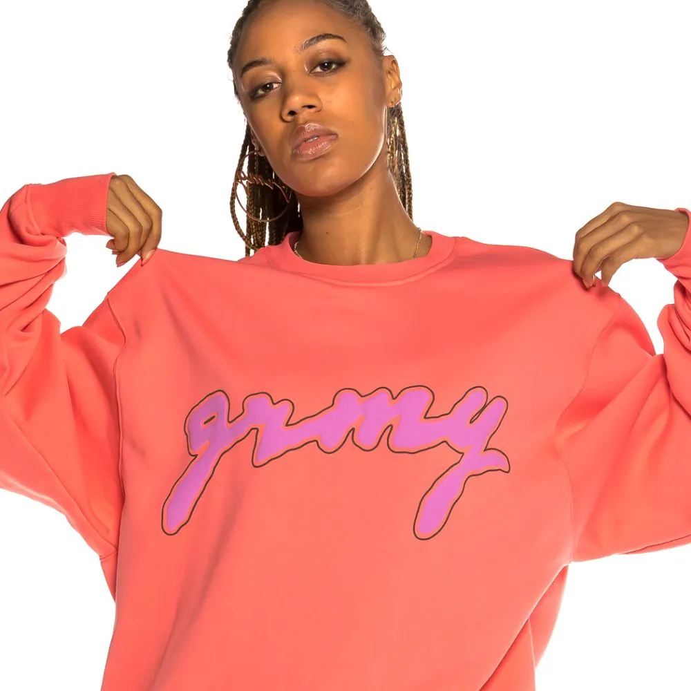 Sudadera Unisex Grimey Strange Fruit Crewneck - Coral | Spring 21