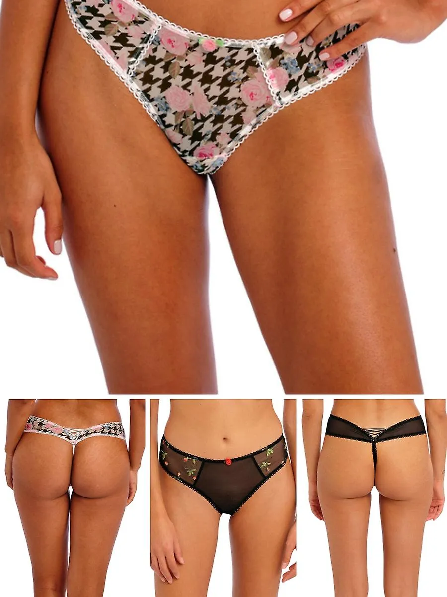 Tanga de flor de rosa