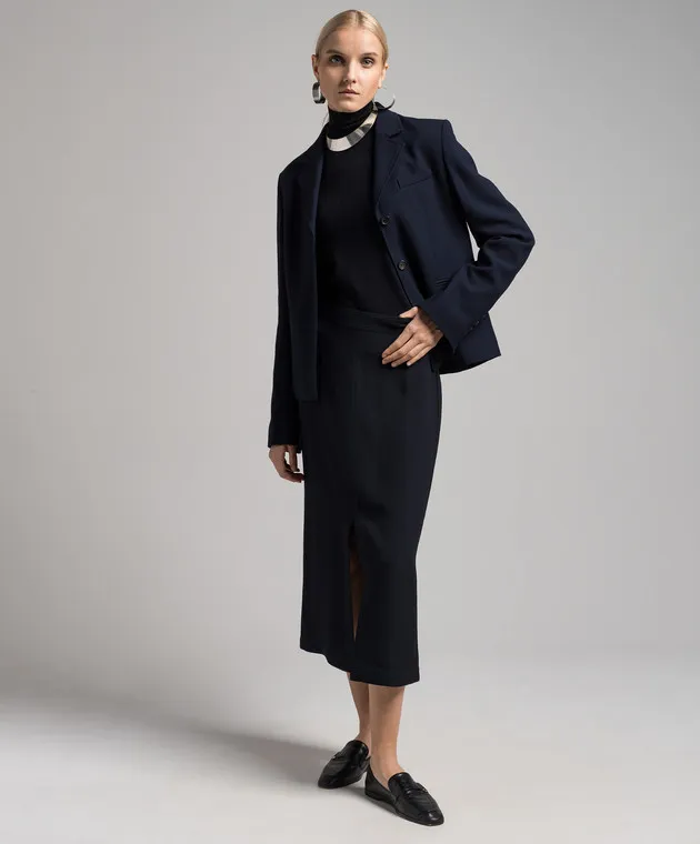 Toteme Blue midi skirt