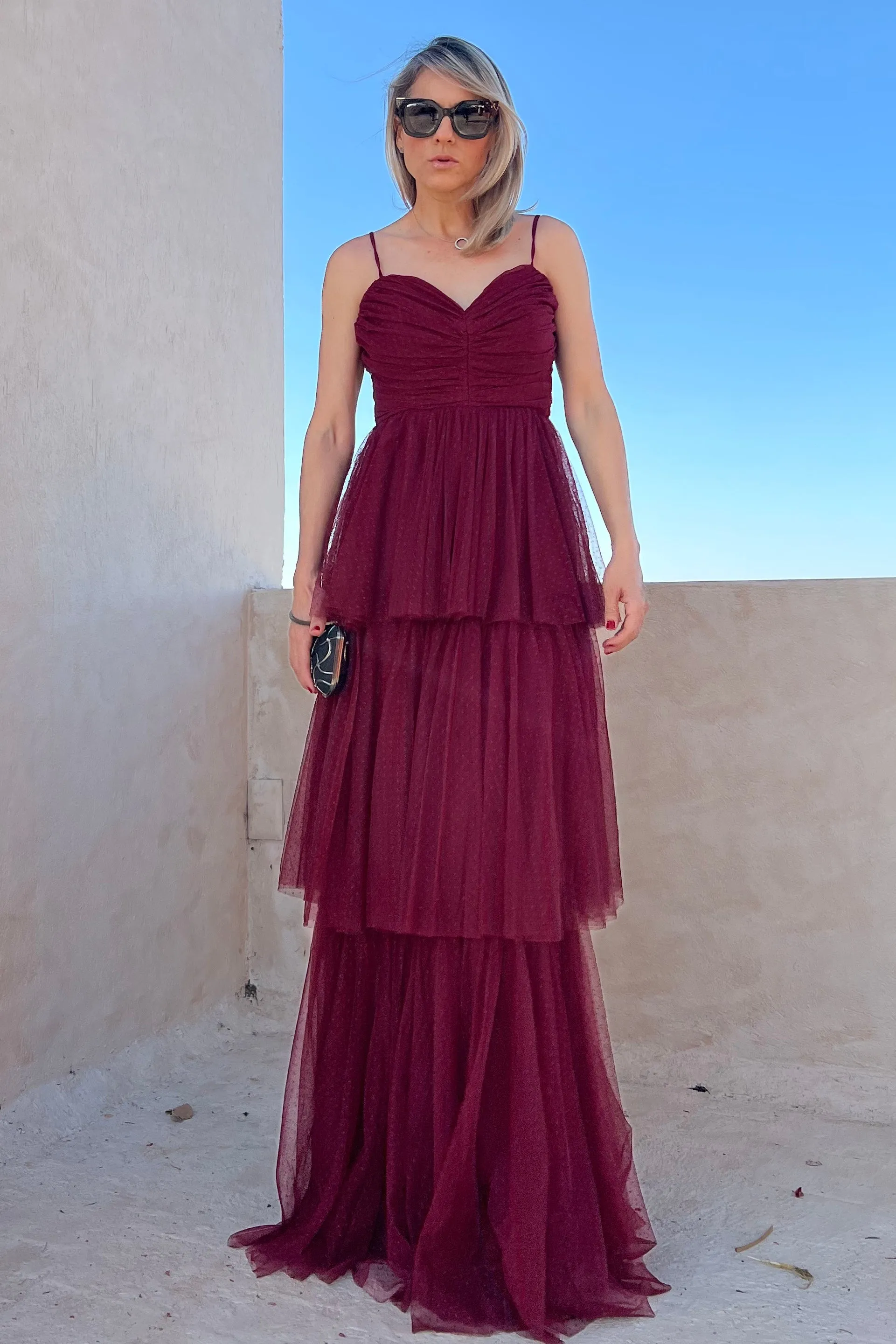 VESTIDO CAPAS MESH