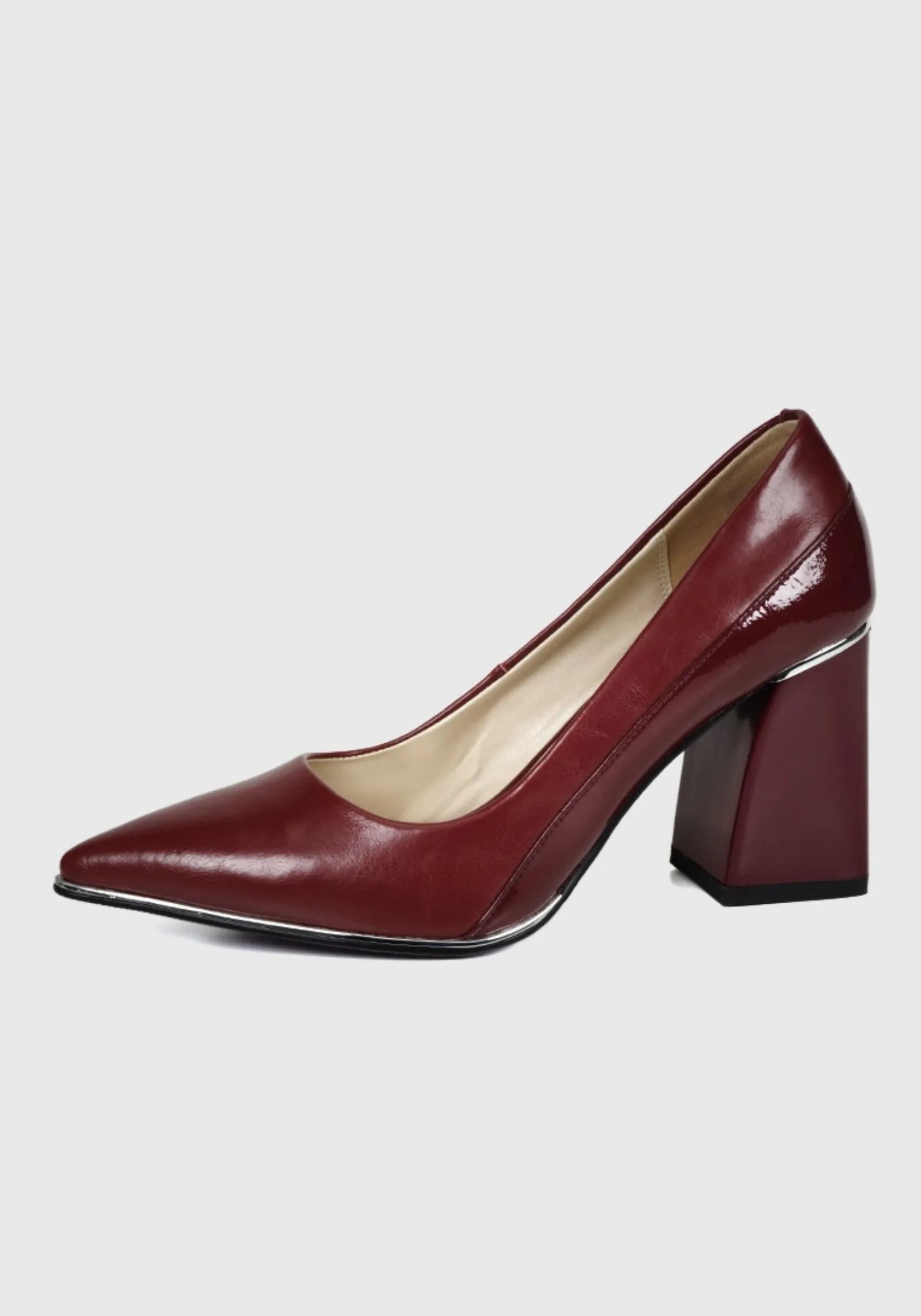 Zapato Cuero Aravine Burdeo