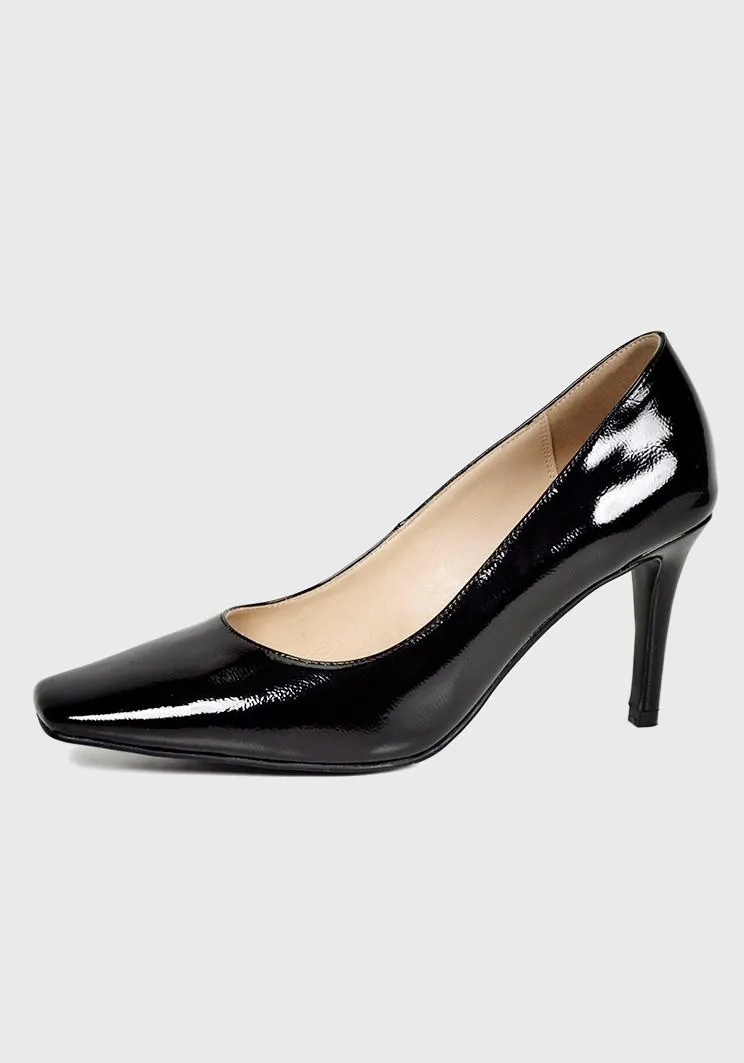 Zapato Cuero Laura Negro